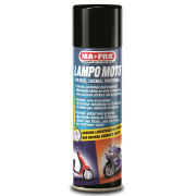 Lampo moto spray  250мл. Нейтральный очищающий спрей-полироль комби­нированного действия.